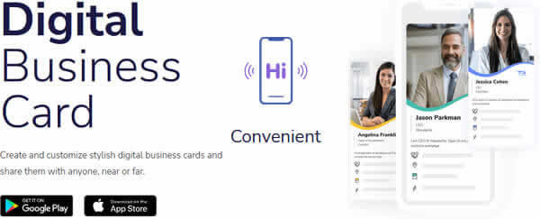 Hihello digital business cards image