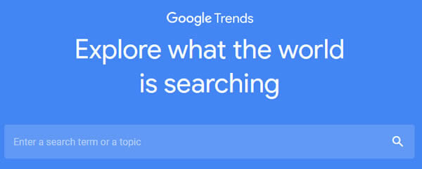 Internet marketing google trends image